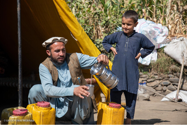 アフガニスタン東部地震でインフラ破壊　子ども21万人以上が水系感染症リスクに　ユニセフ、支援資金拡大を呼び掛け 【プレスリリース】