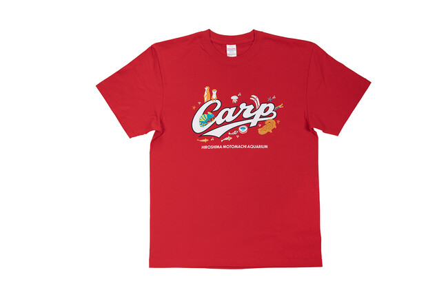 広島東洋カープ×広島もとまち水族館 コラボ企画第1弾 コラボTシャツ販売決定!