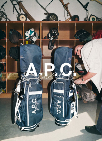 【A.P.C. GOLF】A.P.C. GOLF × BRIEFING GOLF カプセルコレクション第2弾　2025年10月24日(金)より限定発売