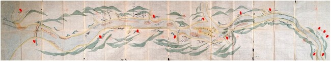 琵琶湖博物館企画展示「川を描く、川をつくる」第3期の古地図資料の展示がはじまります！