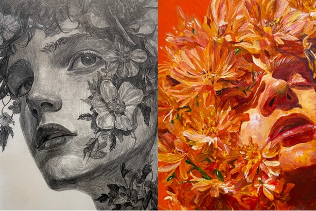 “生きる”を描くアートが病院併設ホテルに彩りを添える『花と人 at 三井ガーデンホテル柏の葉パークサイド』