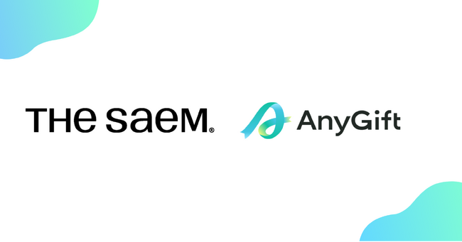 韓国コスメブランド「THE SAEM（ザセム）」にて、eギフトサービス『AnyGift』を導入