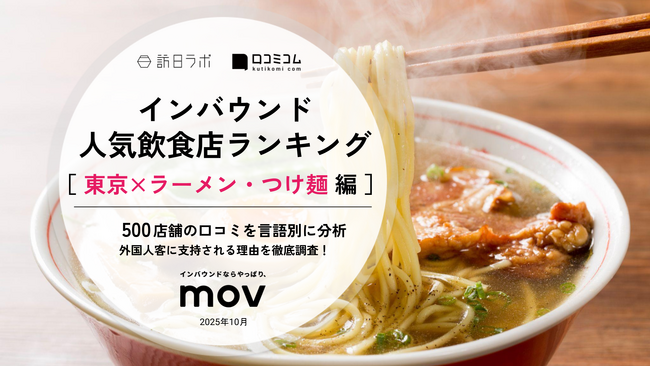 【独自調査】2025年最新：外国人に人気の飲食店ランキング［東京×ラーメン・つけ麺 編］1位は「ハラル和牛ラーメン牛門渋谷」！| インバウンド人気飲食店ランキング #インバウンド ＃MEO