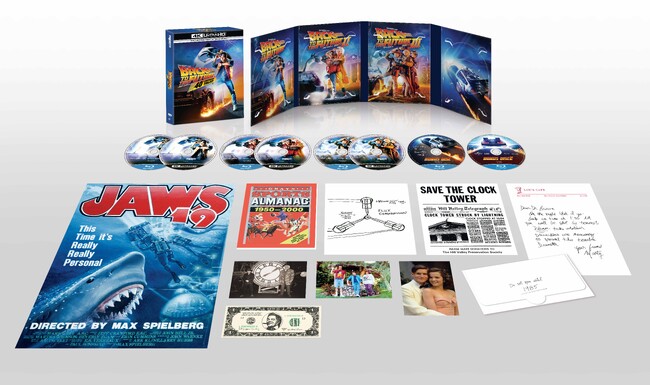 製作40周年記念！「バック・トゥ・ザ・フューチャー トリロジー 40th アニバーサリー・デラックス・エディション　４Ｋ ＵＨＤ ＋ ブルーレイ セット」2025年12月24日（水）発売決定！
