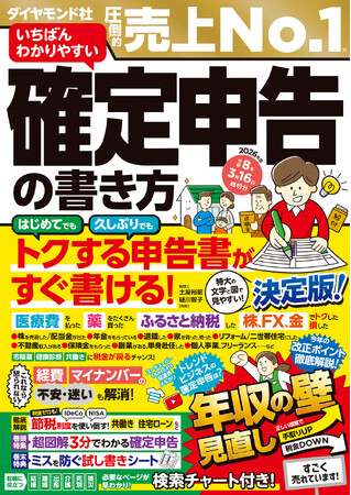 【圧倒的売上No1！】『いちばんわかりやすい確定申告の書き方令和8年3月16日締切分』（土屋裕昭・樋川智子：監修）10月21日発売！