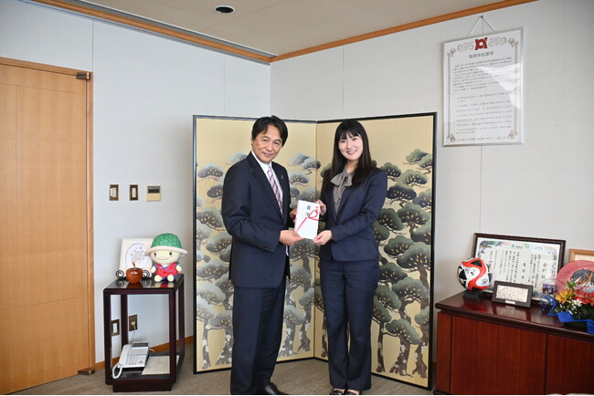 【京都府亀岡市】株式会社アイモバイル様より企業版ふるさと納税100万円のご寄附をいただきました
