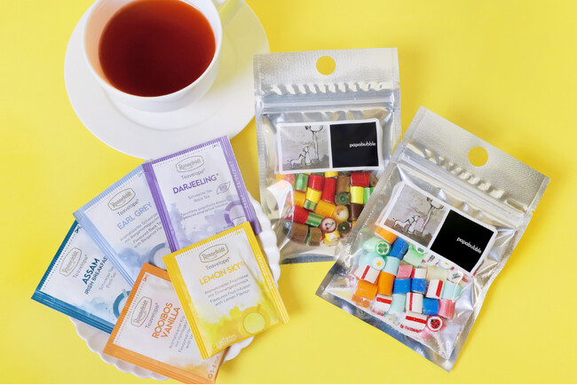 PAPABUBBLE × ロンネフェルト　香りと味わいを楽しむ、キャンディと紅茶のプレミアムギフトが登場　10月20日（月）よりPAPABUBBLE公式サイトにて発売