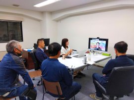 株式会社スエヒロ工業東京支店での勉強会の様子 株式会社スエヒロ工業東京支店での勉強会の様子