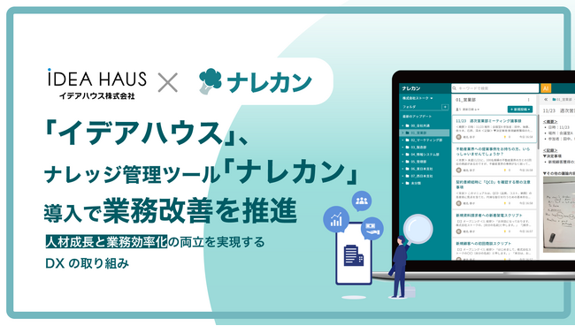 ナレッジの横断的活用|イデアハウス株式会社が『ナレカン』を全社導入