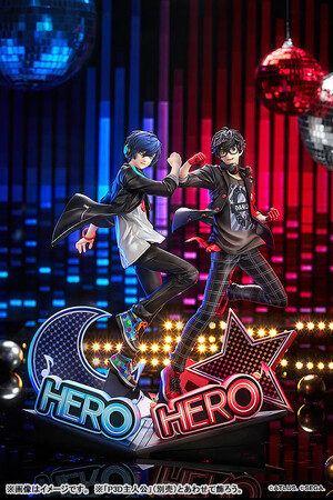 ペルソナシリーズのサウンドアクションゲームより、『P3D』主人公と『P5D』主人公がフィギュアとなって登場。あみあみにて、それぞれ予約受付中。