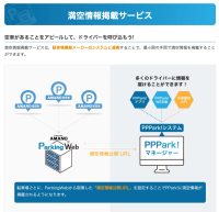 アマノの駐車場システムと連携、開発不要で満空情報を即時掲載「PPPark!マネージャー 満空情報掲載サービス」開始