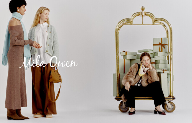 【Mila Owen】'25 WINTER COLLECTION WEBカタログを公開！ホリデーの高揚感とトラッド＆ベーシックを掛け合わせた華やかな冬コレクション＜10月23日（木）公開＞