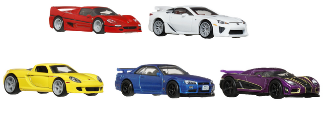 「ホットウィール カーカルチャー タイムレスアイコン」より日産スカイラインBNR34を始め時代を超えて愛され続ける5車種を12月下旬より販売・10月23日より予約開始！
