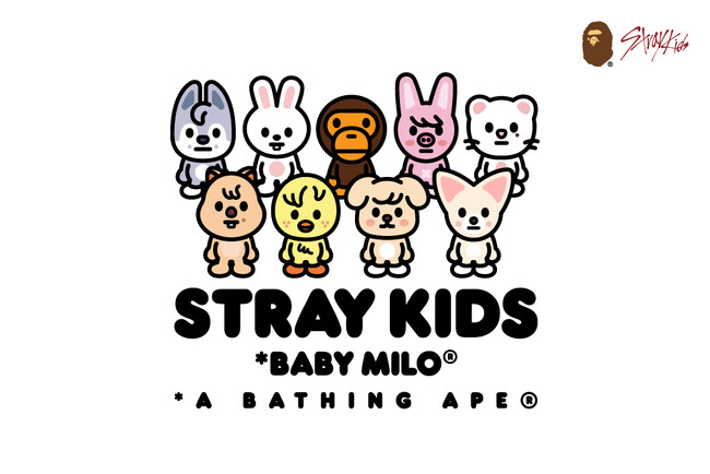 A BATHING APE(R)︎ × Stray Kids