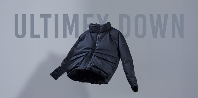 “黒×高機能”アパレル「Macqlo」、ブランド初ダウンジャケット登場!「ultimex zip down jacket」は10月24日発売