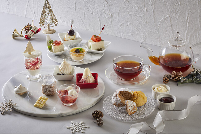 【スイスホテル南海大阪】 ホワイトに煌めくクリスマス「スノークリスマス アフタヌーンティー」2025年11月1日（土）～12月25日（木）開催