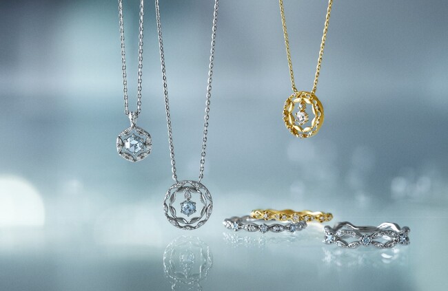 冬の静寂と、差し込む光の美しさから着想を得た４℃の「2025 Holiday Collection」