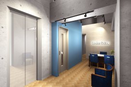 「ロデオドライブ買取サロン 麻布十番」受付　※イメージパース