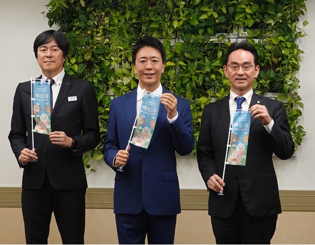 福岡市、(一社)福岡市歯科医師会、ロッテ「市民の咀嚼力向上事業推進にかかる協定」を締結