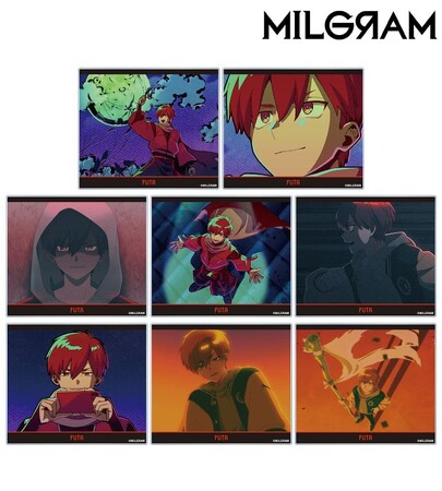 『MILGRAM -ミルグラム-』のトレーディング MV アクリルカード フータ『天晴行進曲』などの受注を開始！！アニメ・漫画のオリジナルグッズを販売する「AMNIBUS」にて