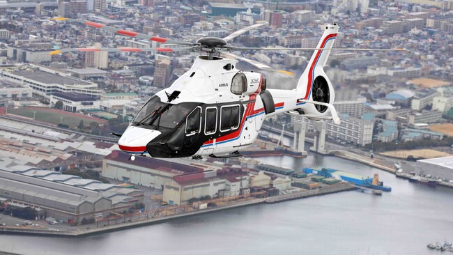 エアバス、広島市消防局にH160を引き渡し