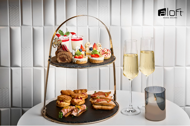 アロフト大阪堂島「クリスマス アフタヌーンティー」 2025年11月～12月限定開催