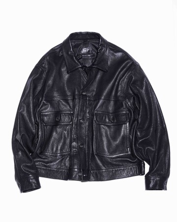 A LEATHERとADAM ET ROPE'の別注アイテムが登場！ファンの中でも支持者の多いTRUCKER JACKETを特別仕様で制作