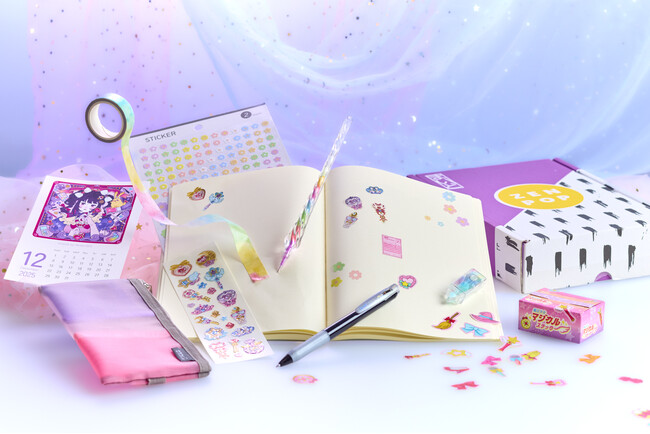 ZenPop、「魔法少女（Magical Girl）」テーマの文房具サブスクリプションボックスを11月1日（土）発売