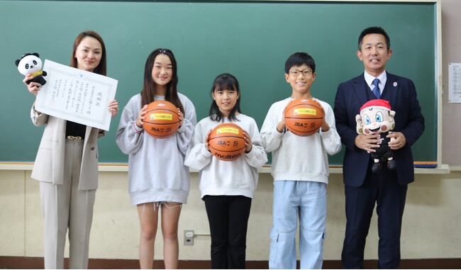 バスケットボールを寄贈し堺市教育委員会より感謝状をいただきました