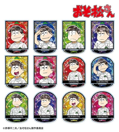 『おそ松さん』のトレーディング Aure Glass アクリルスタンドなどの受注を開始！！アニメ・漫画のオリジナルグッズを販売する「AMNIBUS」にて