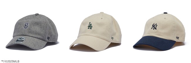 【’47（フォーティーセブン）】定番シルエット「CLEAN UP」にウール、コーデュロイ素材のミニロゴモデルが登場