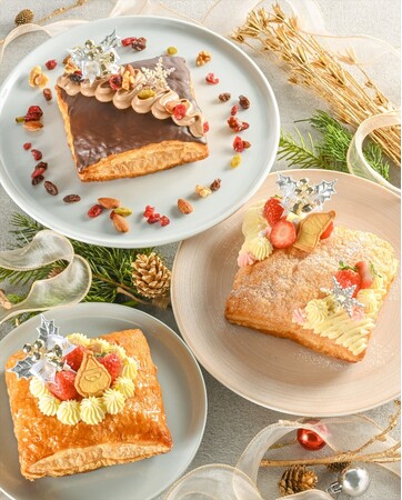 【Butteryららぽーと安城限定】3種の新作ビッグパイ「クリスマスミルフィーユ」11月1日より事前予約スタート！