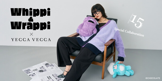 「ホイッピ＆ラッピ」がファッションブランド「YECCA VECCA」と初コラボレーション！全5型のアイテムを11月5日より発売