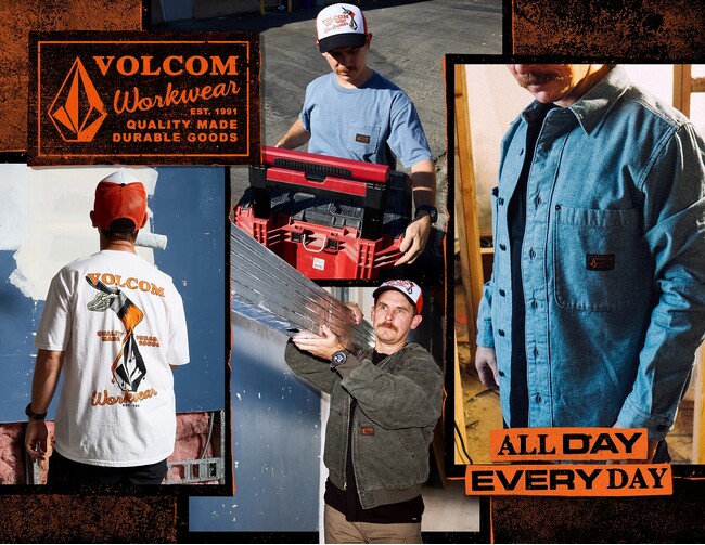 毎年人気の VOLCOM ワークウェア コレクションが今年も登場!