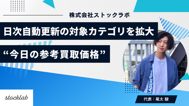 ストックラボ、日次自動更新の対象カテゴリを拡大- 主要銘柄の“今日の参考価格”を、5カテゴリへ。表示鮮度と一貫性の運用を標準化
