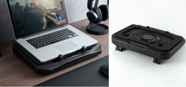 進化したパソコンに、進化した冷却を！AI PCの熱を逃がし、快適な作業環境を維持できる18インチまでに対応するノートパソコン用クーラーを新発売