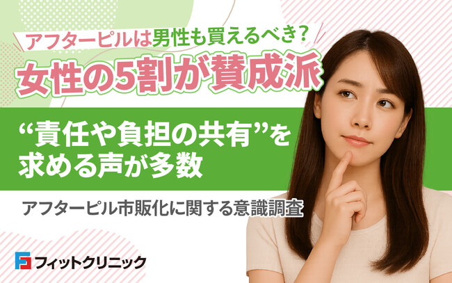 「アフターピルは男性も買えるべき？」女性の5割が賛成派“責任や負担の共有”を求める声が多数
