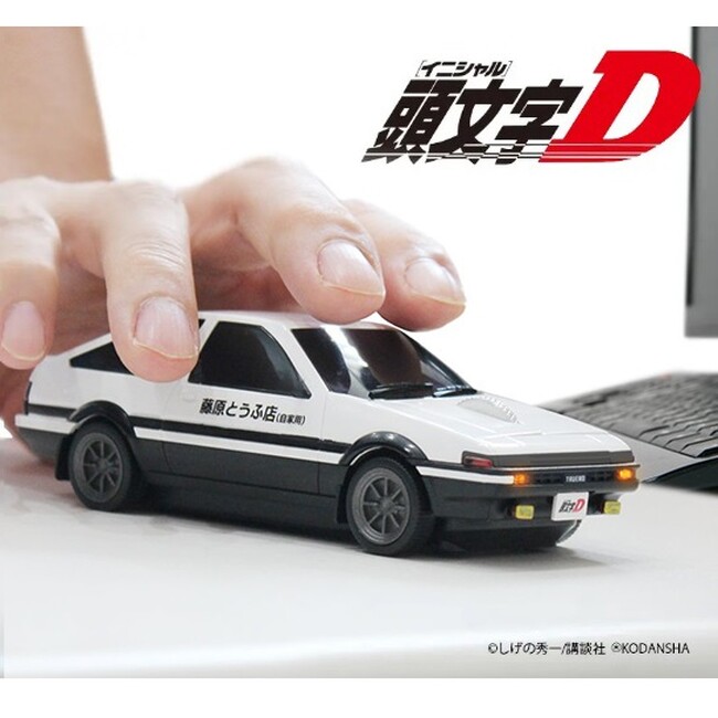 『頭文字D』ハチロク型の無線マウスが「Japan Mobility Show」に登場!