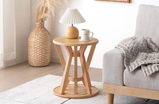 【累計800万PV】SNSで話題のスツールに新デザイン『サイドテーブルになるスツール』　2脚タイプ登場！