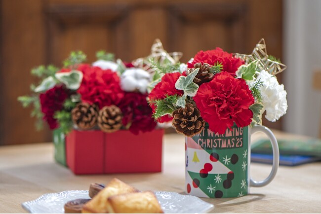 【鈴木マサル×日比谷花壇】完全描き下ろし北欧風デザインで心温まる冬のギフトをお届け。花を楽しんだ後も「ストーリーが続く」クリスマス・お正月フラワーアイテムが登場！