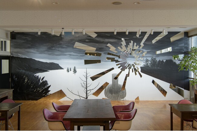 現代美術家・栗林隆による壁画作品『The Path to the Reversal site』が完成