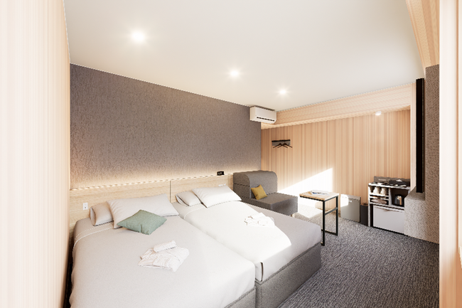 『スタンフォード式 最高の睡眠』を実現するブレインスリープ監修「ぐっすり」を進化させたコンセプトルームがスーパーホテルに誕生