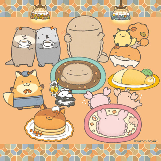 秋をテーマにした『なんでもいきもの』のテーマカフェが東京・表参道で初開催決定！「なんでもいきもの ～Cafe Nanmono～」期間限定オープン！