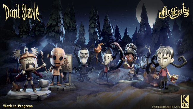 人気ゲーム「Don’t Starve」より、6人の偉大な冒険者たちがデフォルメフィギュア姿で登場。あみあみにて予約受付中。