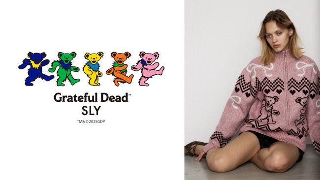 SLY(スライ)より伝説的バンド『Grateful Dead(グレイトフル・デッド)』との リミテッドエディションを発売