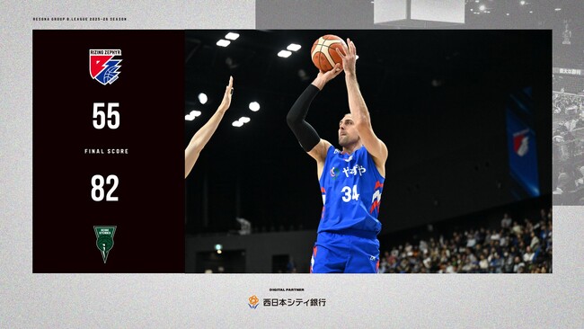 B2福岡｜リバウンドで圧倒され、流れをつかみきれずGAME1を落とす