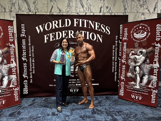 「WFF Asia Grand Prix 2025 大阪大会」に出展決定！優勝選手も愛用する次世代ボディケアが注目の的に!