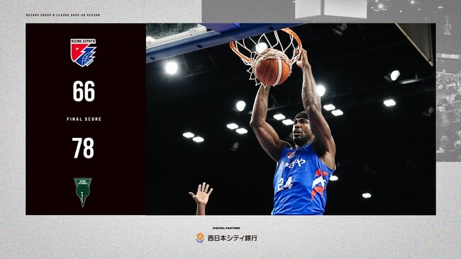 B2福岡|一時は主導権を握るも後半に逆転を許し悔しい黒星