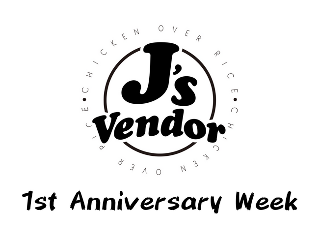 チキンオーバーライス専門店「J'sVendor原宿本店」移転リニューアルオープンから1周年を記念して1st Anniversary Weekを開催