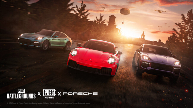 『PUBG: BATTLEGROUNDS』と『PUBG MOBILE』、PORSCHEとの3社グローバルコラボレーションを実施